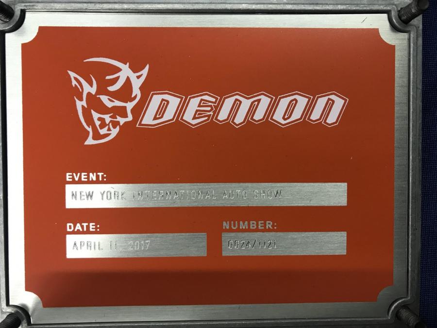 Логотип Dodge Challenger SRT Demon (LC) 2018 года  (фото 158 из 162)